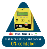 Plată<br />
card bancar